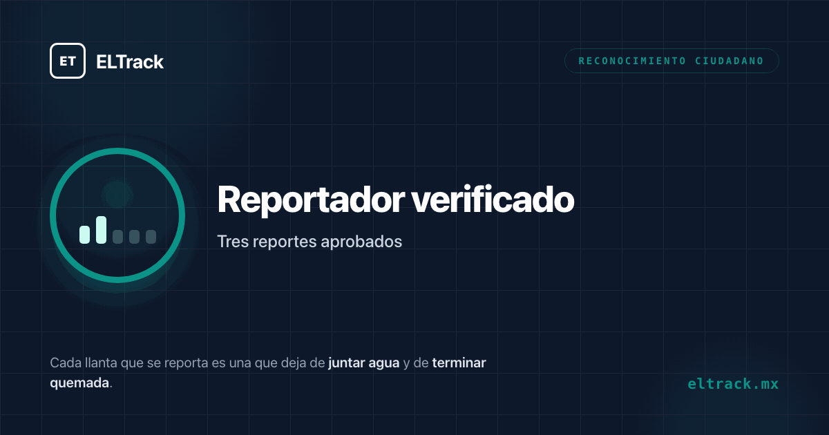 Reportador verificado